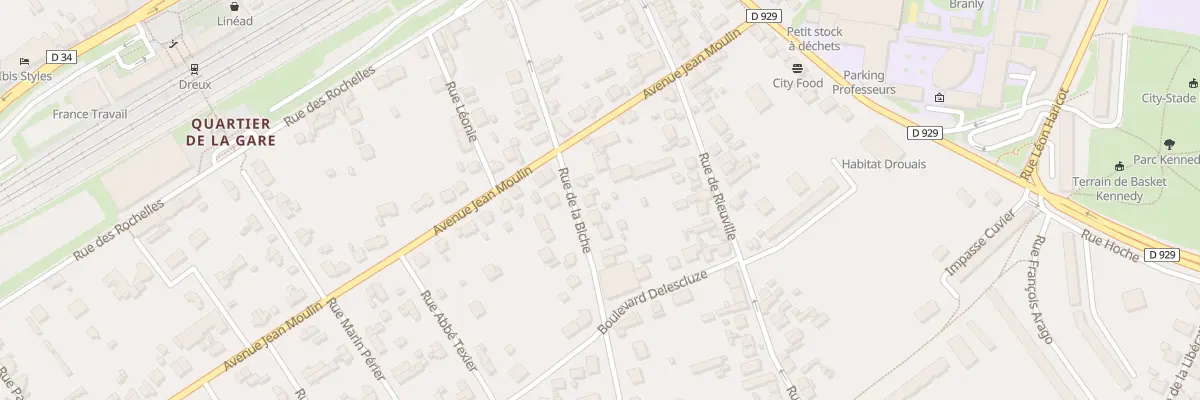 Plan du 17 Rue de la Biche à Dreux