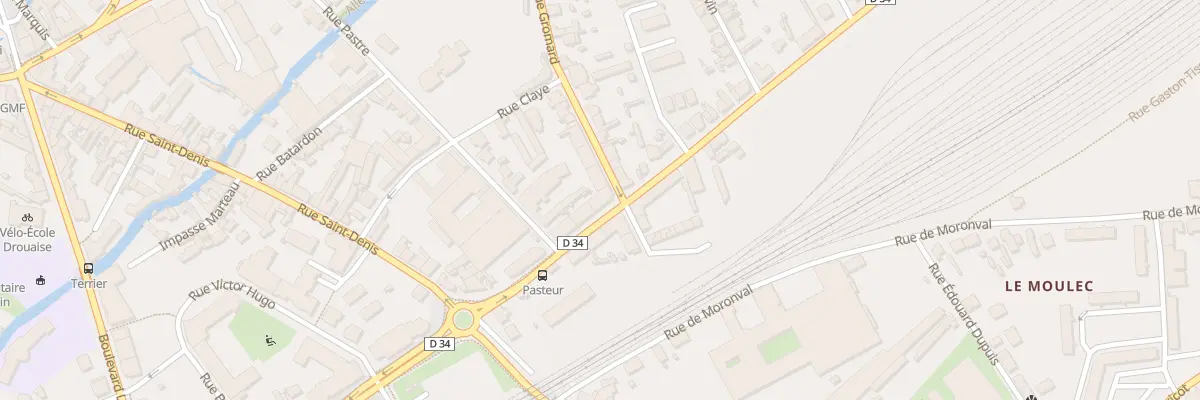 Plan du 7 Bd Pasteur à Dreux