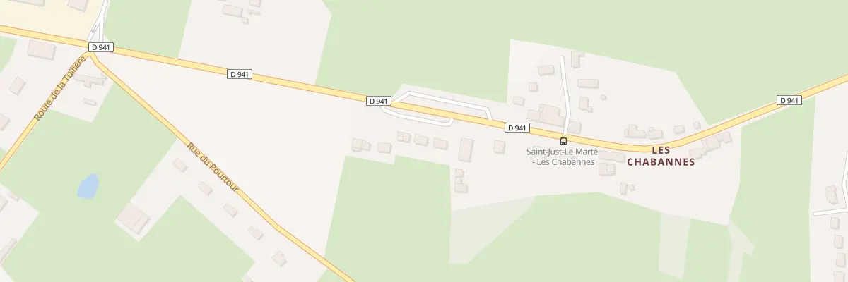 Plan du 8 Les Chabannes à Saint-Just-le-Martel