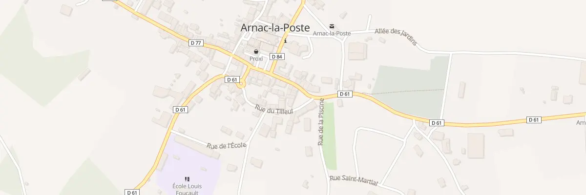 Plan du 11 Rue du Tilleul à Arnac-la-Poste