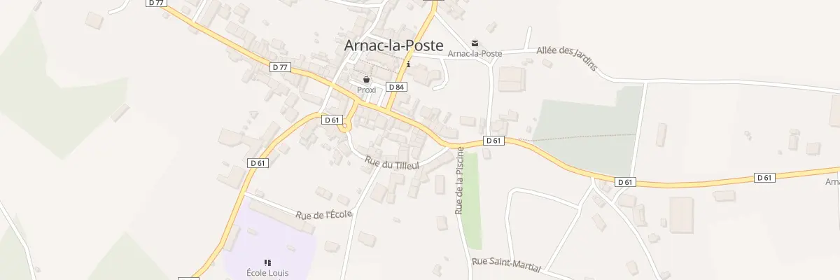 Plan du 13 Rue du Tilleul à Arnac-la-Poste