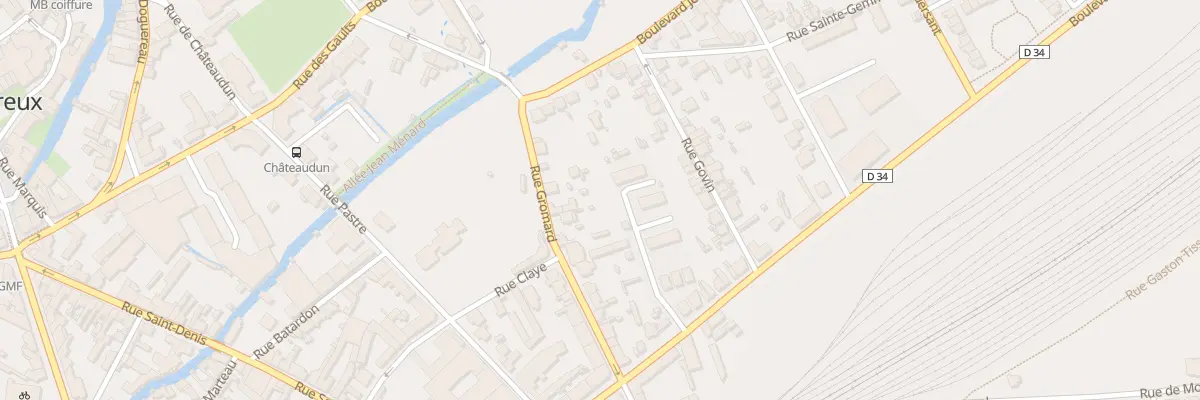 Plan du 17 Rue Gromard à Dreux