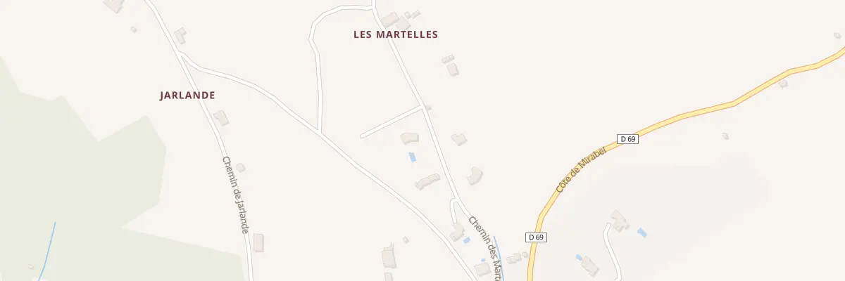 Plan du 275 Che des Martelles à Lamothe-Capdeville