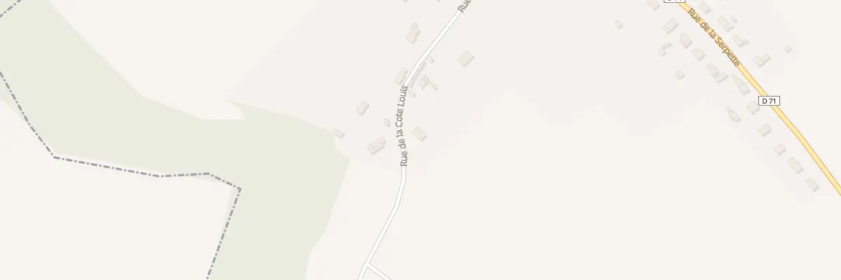 Plan du 13 Rue de la Cote Louis à Fains