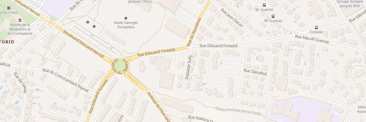 Plan du 488 Rue Édouard Forestie à Montauban
