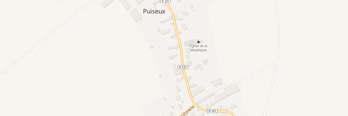 Plan du 8 Rue des 4 Vents à Puiseux