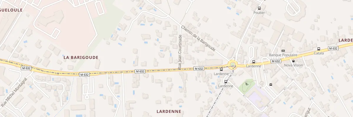 Plan du 306 Av de Lardenne à Toulouse