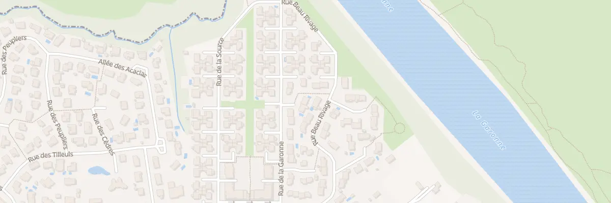 Plan du 18 Rue de la Garonne à Beauzelle