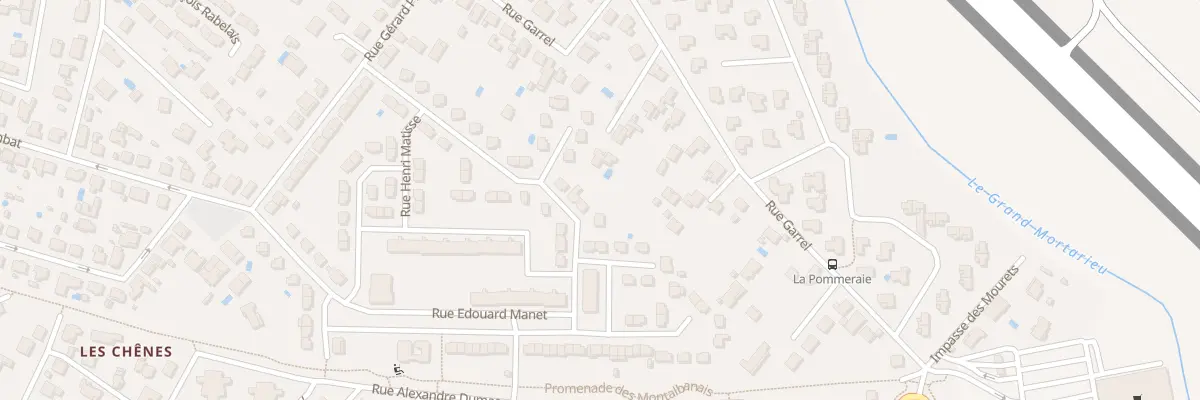 Plan du 21 Rue Delacroix à Montauban