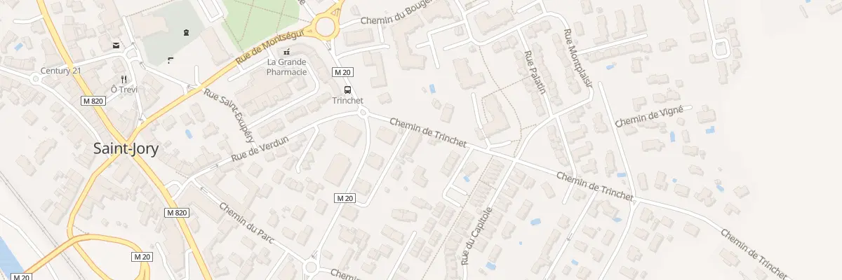 Plan du 4 Che de Trinchet à Saint-Jory