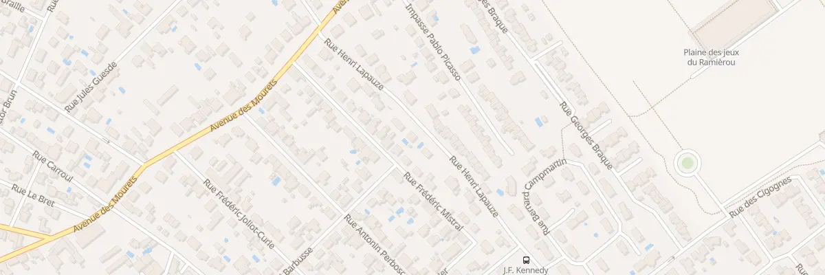 Plan du 170 Rue Henri Lapauze à Montauban