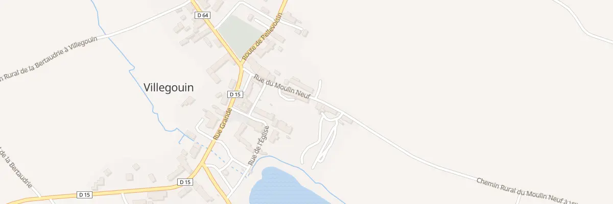Plan du 5043 Le Bourg à Villegouin