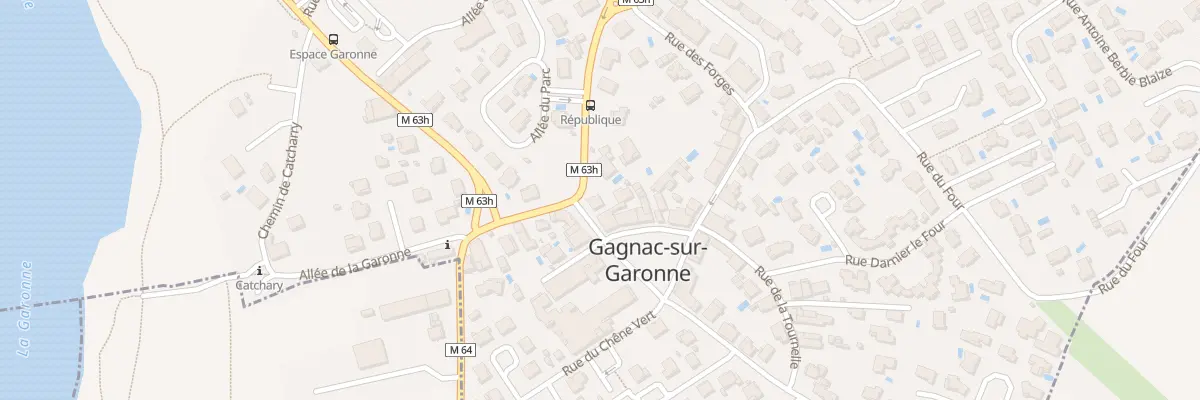 Plan du 1 Rue de la Gravette à Gagnac-sur-Garonne
