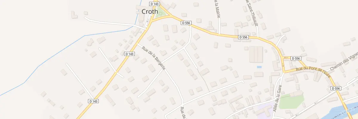 Plan du 17 Rue des Rosiers à Croth