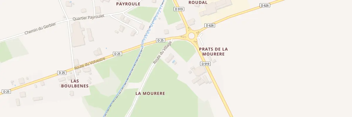 Plan du 61 Rte du Village à Massabrac