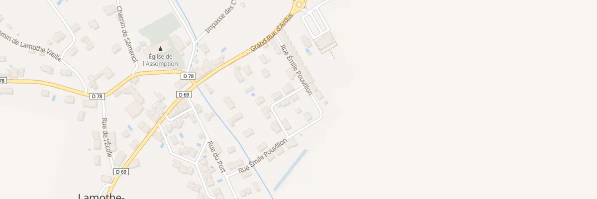 Plan du 3 Rue Hubert Bergere à Lamothe-Capdeville
