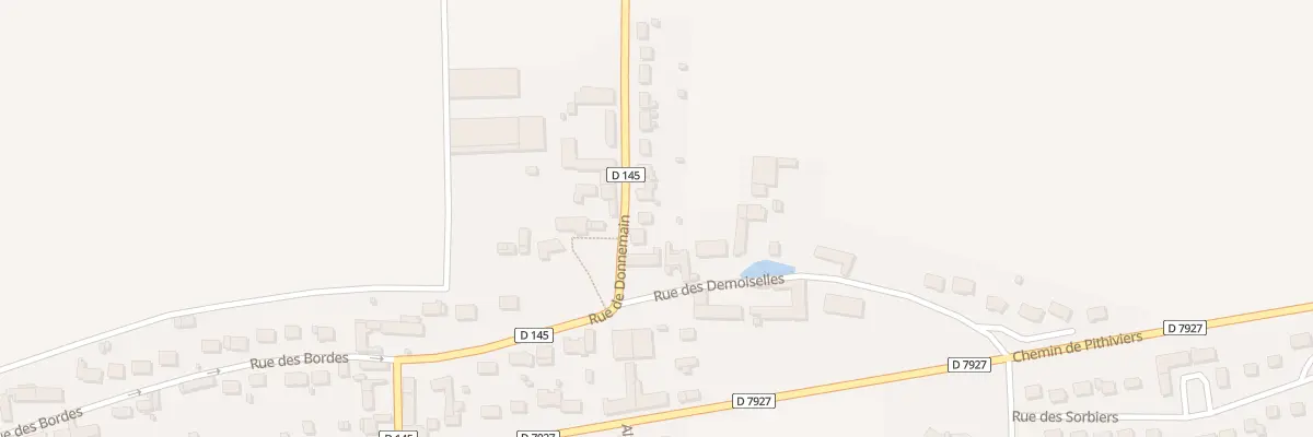 Plan du 13 Rue de Donnemain à Jallans