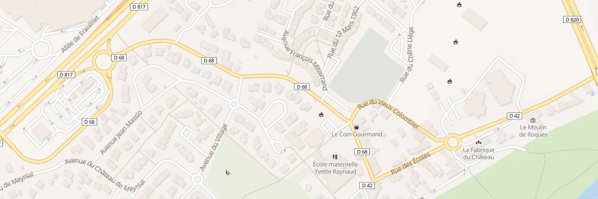 Plan du 11 Av de l’Enclos à Roques