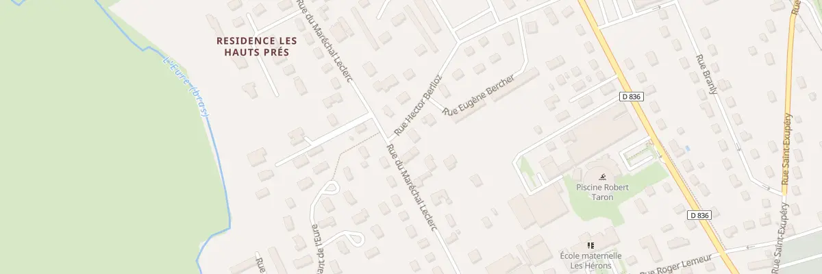 Plan du 10A Rue du Mal Leclerc à Pacy-sur-Eure