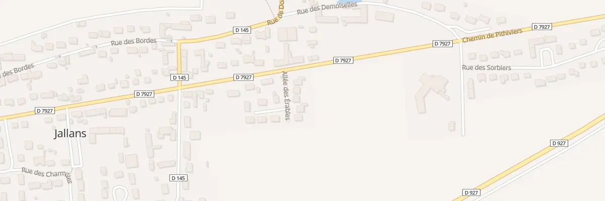 Plan du 6 All des Erables à Jallans