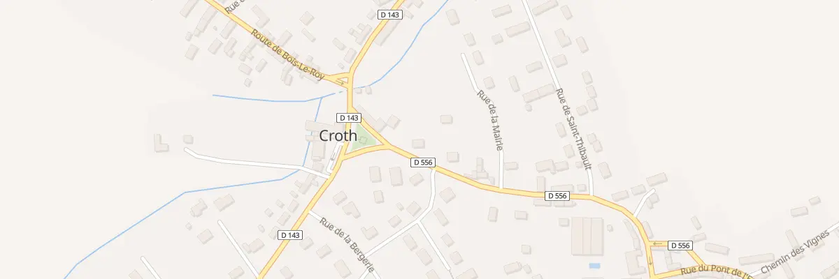Plan du 3 Pl de la Mairie à Croth