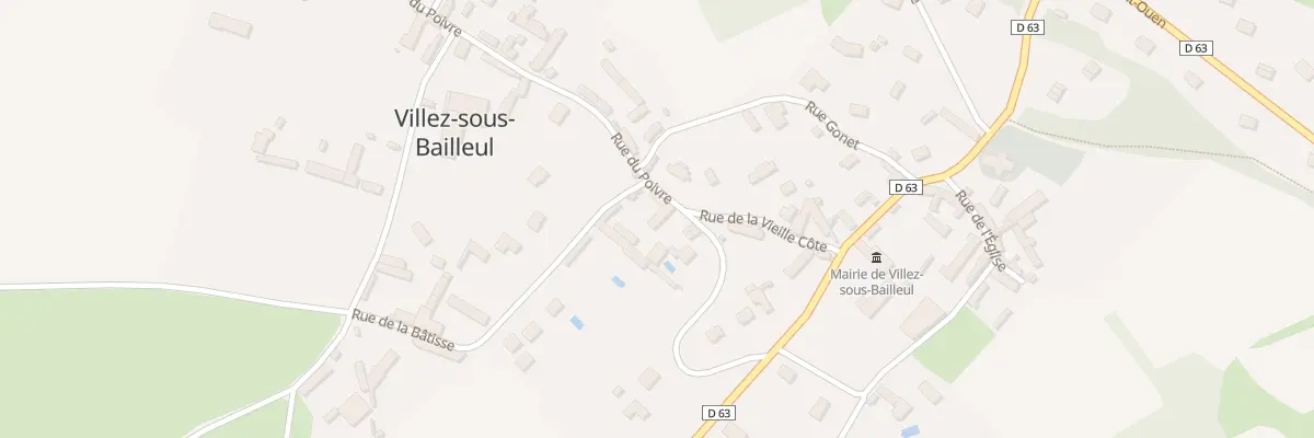 Plan du 1 Rue de la Batisse à Villez-sous-Bailleul