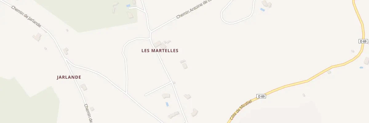 Plan du 310 Che des Martelles à Lamothe-Capdeville