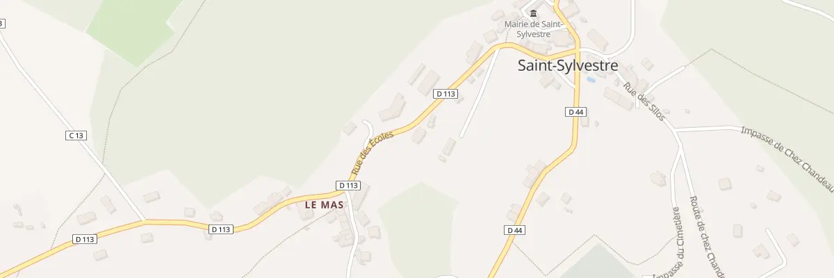 Plan du 7 Rue des Ecoles à Saint-Sylvestre
