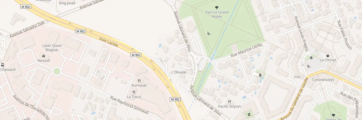 Plan du 5 Imp Léonard de Vinci à Blagnac