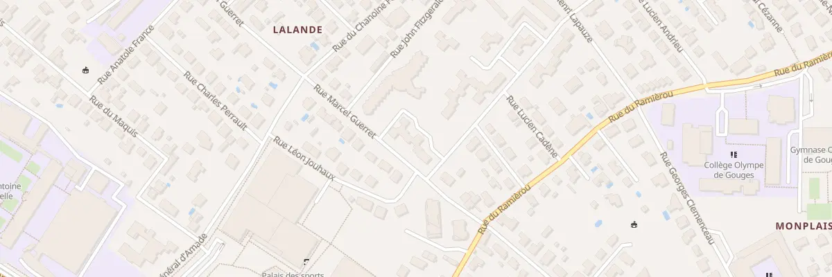 Plan du 535 Rue Marcel Guerret à Montauban
