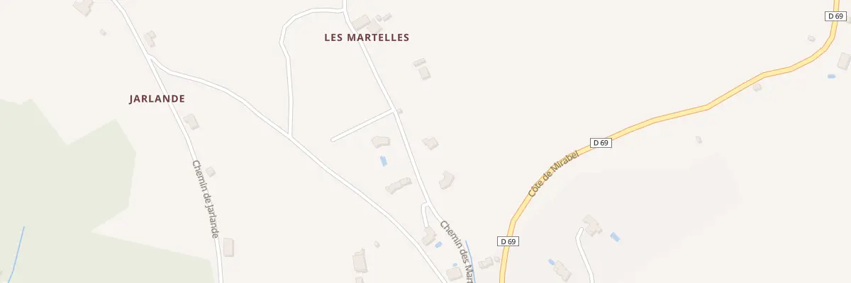 Plan du 230 Che des Martelles à Lamothe-Capdeville
