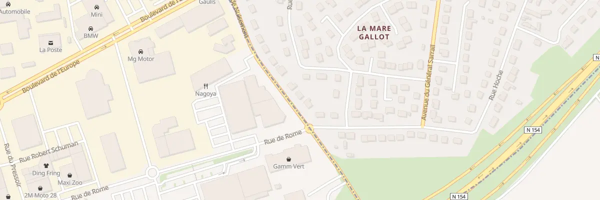 Plan du 89 Rue de Nuisement à Dreux
