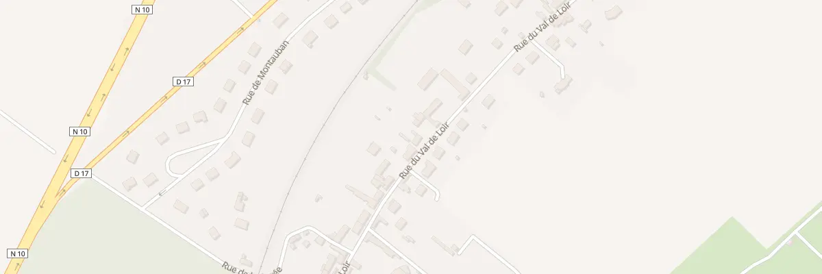 Plan du 52 Rue du Val de Loir à Bonneval