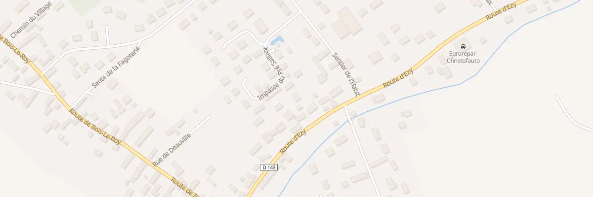 Plan du 21T Rte d’Ezy à Croth