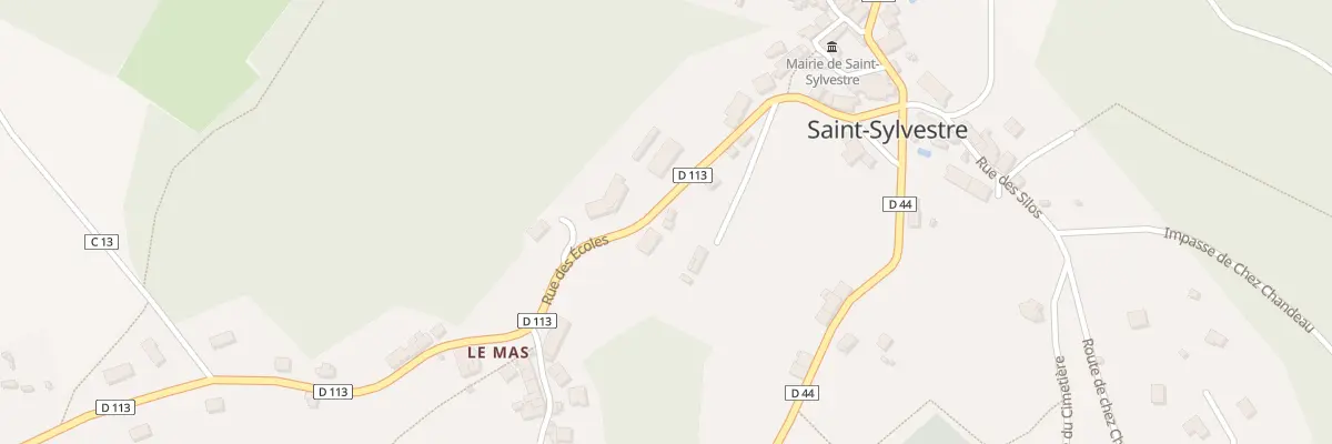 Plan du 5 Rue des Ecoles à Saint-Sylvestre