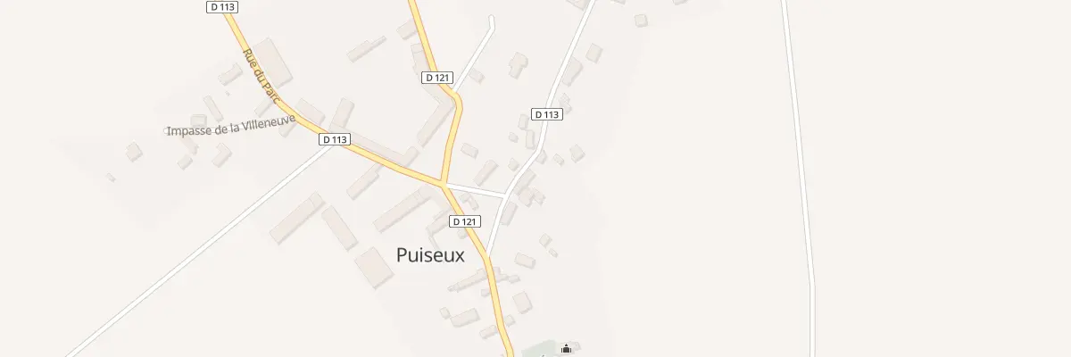 Plan du 2 Rue du Point du Jour à Puiseux