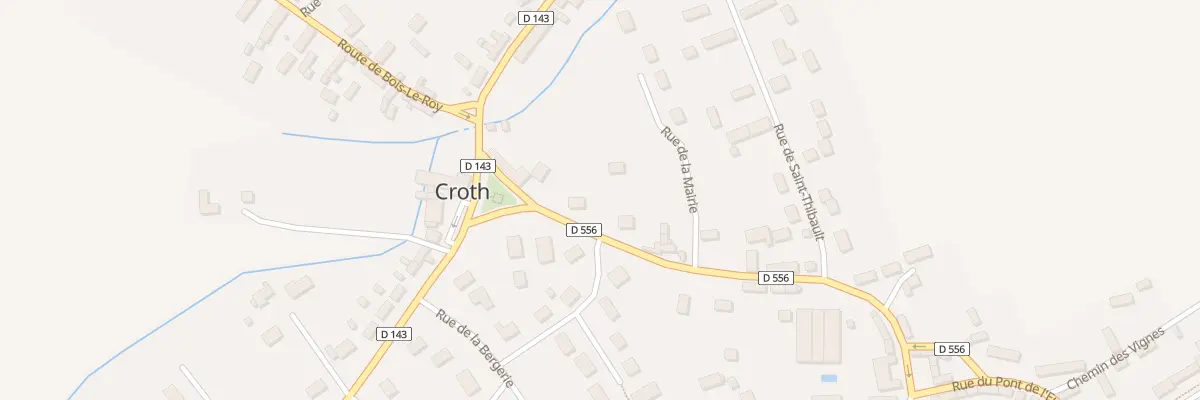 Plan du 1 Rue de la Mairie à Croth