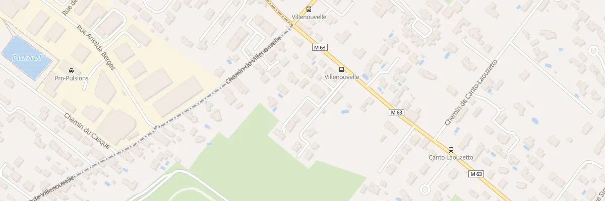 Plan du 153 Che de Tucaut à Toulouse