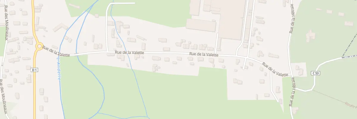 Plan du 14 Rue de la Valette à Perriers-sur-Andelle