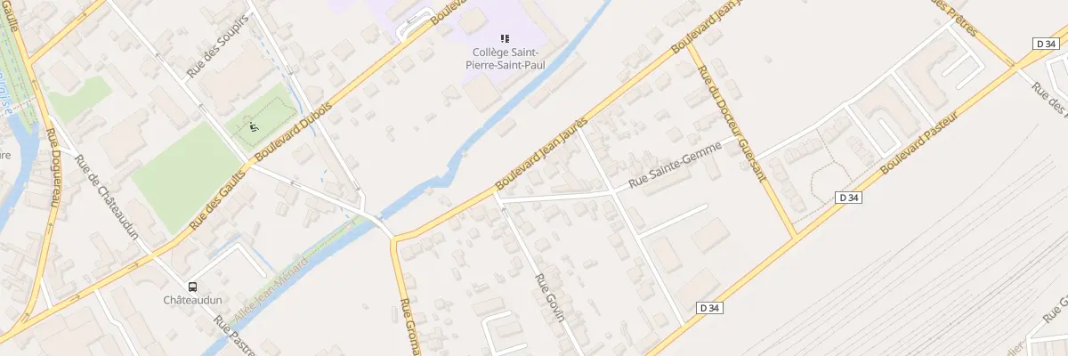 Plan du 3 Rue de Sainte Gemme à Dreux