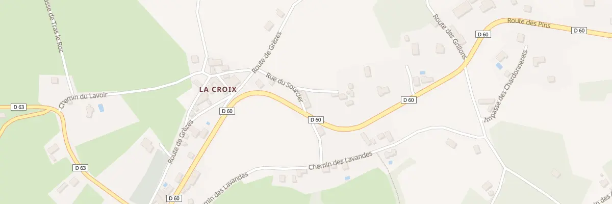 Plan du 375 Rte des Pins aux Coteaux Périgourdins