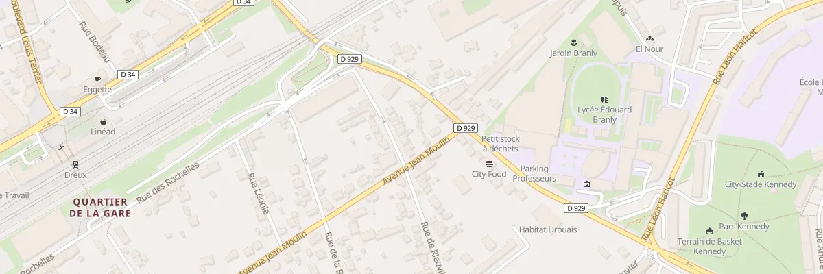 Plan du 11 Rue de Rieuville à Dreux