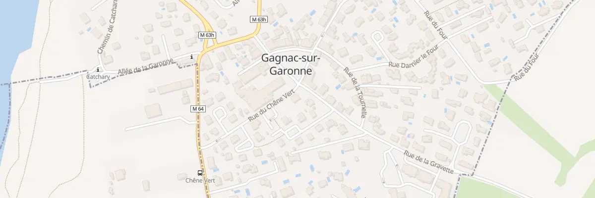Plan du 1 Rue du Chêne Vert à Gagnac-sur-Garonne