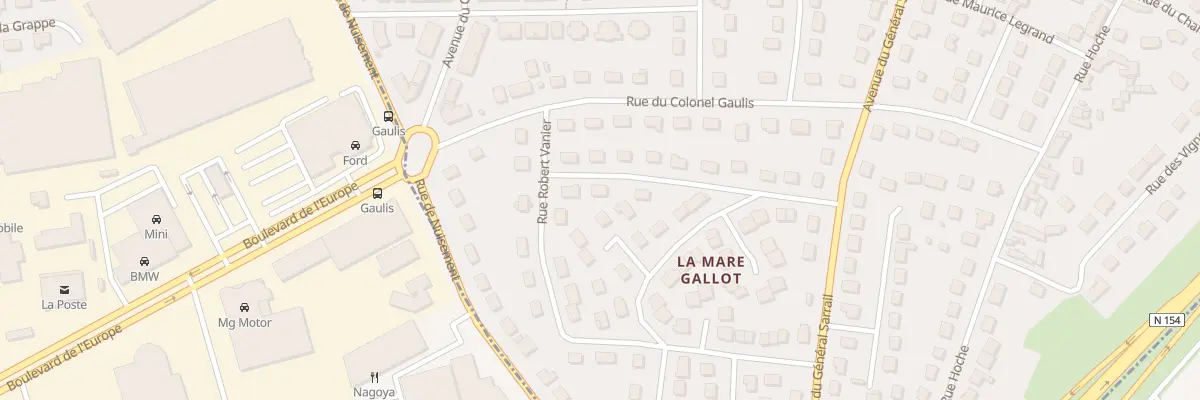 Plan du 13 Rue des Anciens Combattant Afn à Dreux
