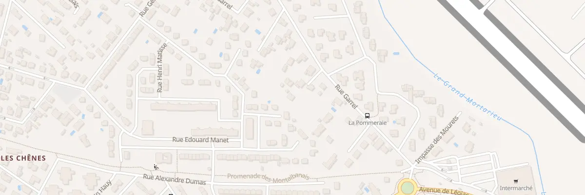 Plan du 900 Rue Garrel à Montauban