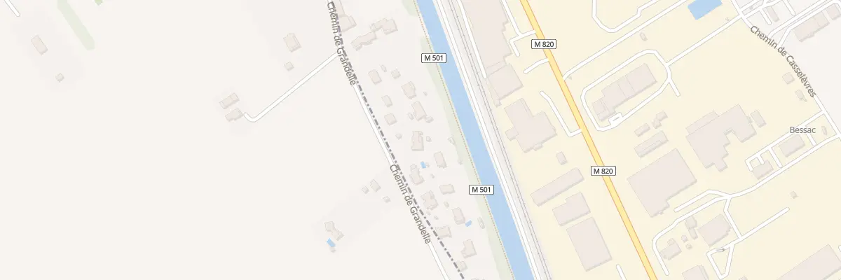 Plan du 25 Che du Canou à Saint-Jory