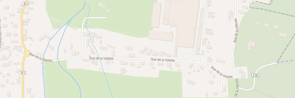 Plan du 25 Rue de la Valette à Perriers-sur-Andelle