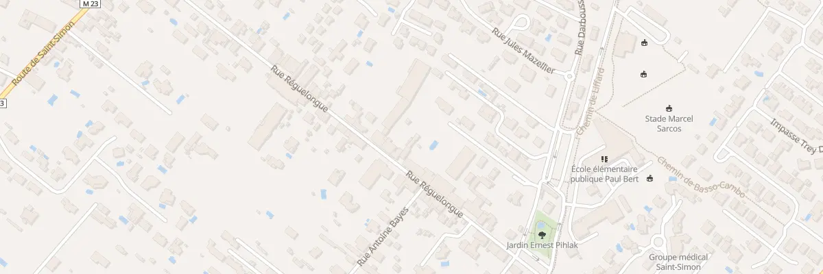 Plan du 72 Rue Reguelongue à Toulouse