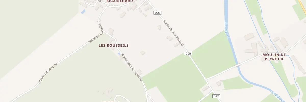 Plan du 1915 Rte de Beauregard à Concorès
