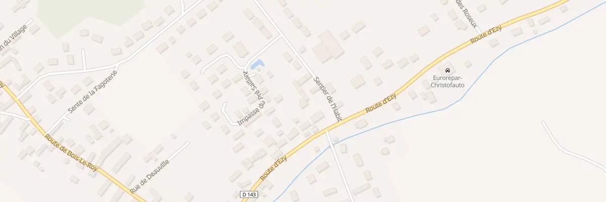 Plan du 31 Rte d’Ezy à Croth